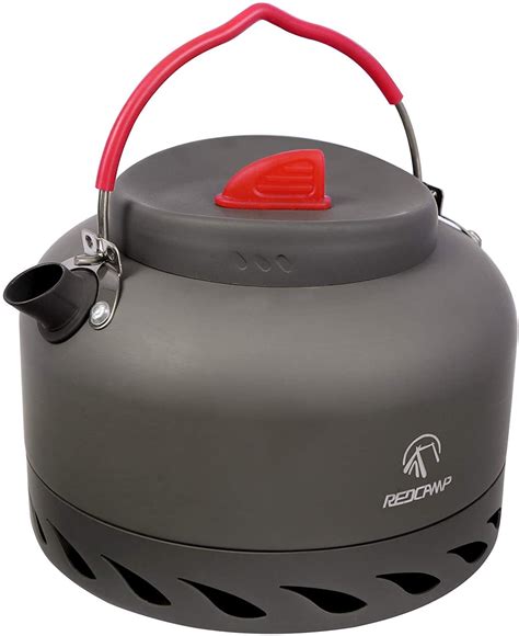 Base Camp Large <b>Kettle</b>: This <b>kettle</b> holds 54 oz or about 7 cups of water and comes in aluminum or stainless steel. . Mini camping kettle
